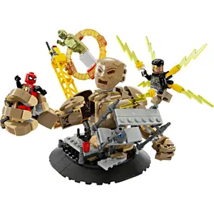 Jeux de construction spiderman vs homme sable Lego image-3