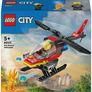 Jeux de construction Lego Helico Des Pompiers City image-0