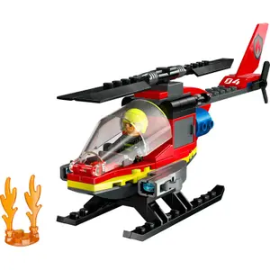 Jeux de construction Lego Helico Des Pompiers City image-2