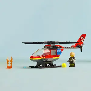 Jeux de construction Lego Helico Des Pompiers City image-5