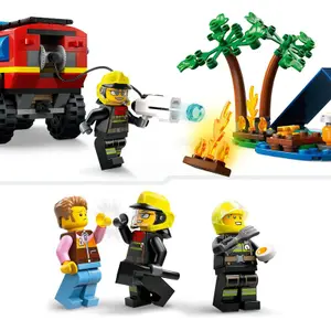 Fire Truck Building Set + City Boat Lego image-6