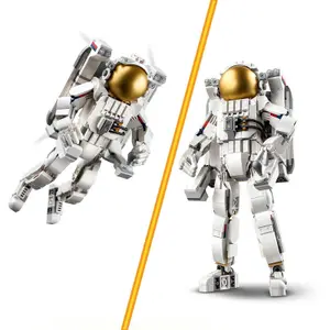 Raumschiff-Bauspielzeug Astronaut im Weltraum Creator Lego image-2