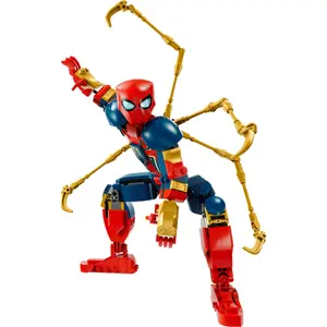 Conjunto de construção figura Iron Spiderman Marvel Lego image-2