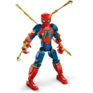 Conjunto de construção figura Iron Spiderman Marvel Lego image-3