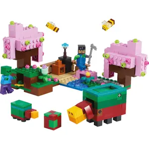 Jeux de construction jardin cerisiers fleurs Lego Minecr image-1