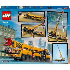 Conjunto de construção de grua de canteiro de obras móvel Lego City image-3