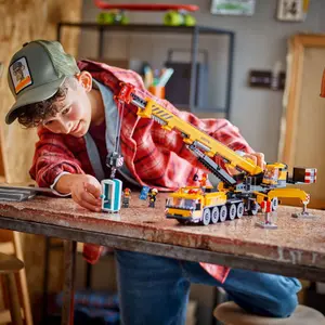 Conjunto de construção de grua de canteiro de obras móvel Lego City image-1