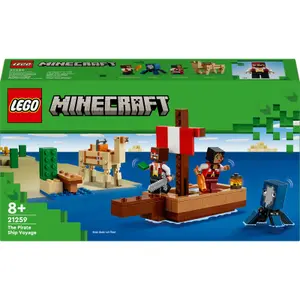 Jeux de construction voyage bateau pirate minecr Lego image-0