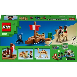 Jeux de construction voyage bateau pirate minecr Lego image-1