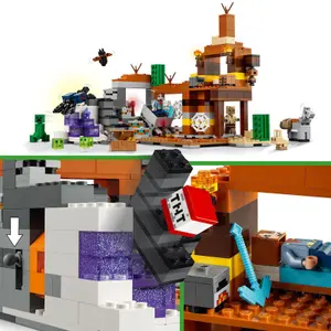 Jogo de construção a mina dos badlands minecr Lego image-1