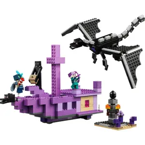 Jeux de construction dragon + navire lender minecr Lego image-1