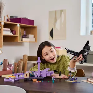 Jeux de construction dragon + navire lender minecr Lego image-3