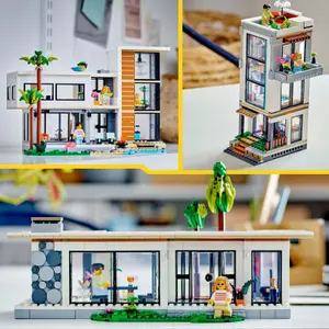 Modern house building set Lego Creator