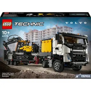 Byggelegetøj lastbil+graver teknisk volvo Lego image-3