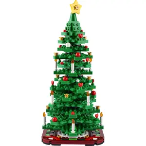 Christmas tree building game icons Lego image-0