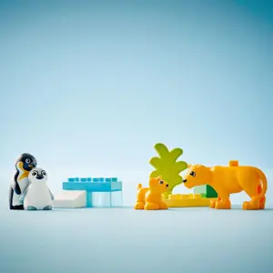 Animx Baukästen Pinguine + Löwen Duplo Lego