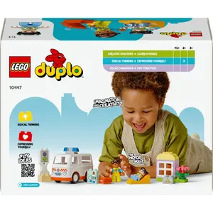 Αυτοκίνητο ασθενοφόρο με οδηγό duplo Lego image-1