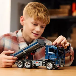 Camion benne basculante Technic per costruzioni Lego image-3