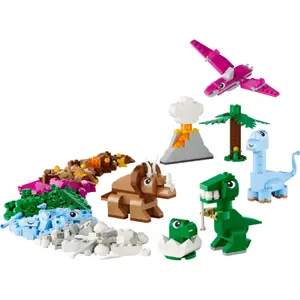 Brinquedos de construção dinossauros criativos classic Lego image-2