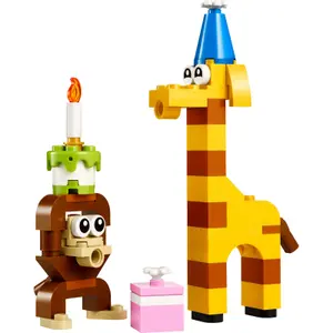 Juegos de construcción de animales para merienda de cumpleaños Lego image-2