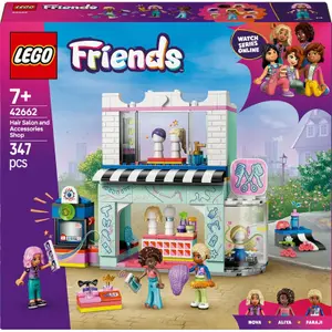 Hairdressing salon and shop building set with friends Lego image-0