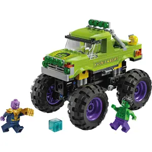 Παιχνίδι κατασκευών 4X4 Hulk εναντίον Thanos Marvel Lego image-1