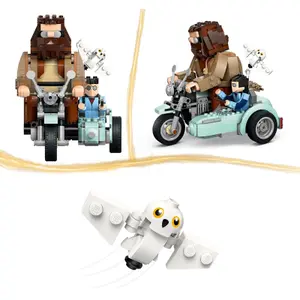 Byggset motorcykel Hagrid Harry Potter Lego image-0