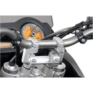 Adjustable handlebar riser with variable trigger guard SW-Motech image-1