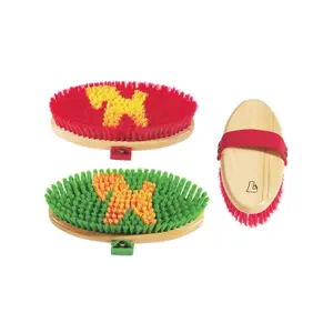 ag00315-weiche-burste-leistner-fantasia-horse-beige-grun-rot-tu