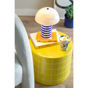 Side table Leitmotiv Retro Tiles Low image-1