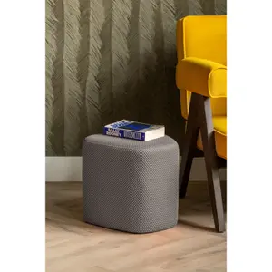 Dreieckigen Pouf Leitmotiv Retro Mesh image-2