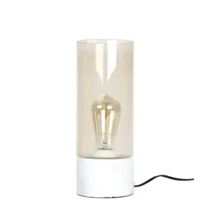 Table lamp with marble base Leitmotiv Lax image-0