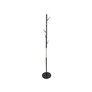 Coat rack with rubber wood Leitmotiv Fushion image-0