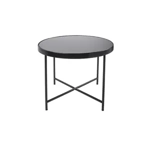 Coffee table with glass top Leitmotiv Smooth image-0