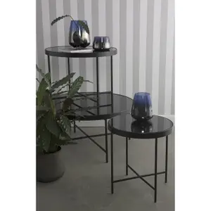 Coffee table with glass top Leitmotiv Smooth image-1