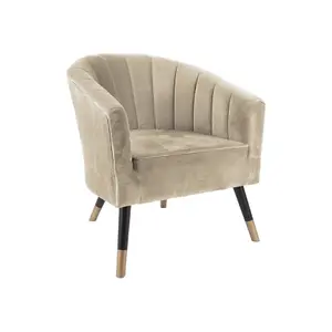Velvet armchair Leitmotiv Royal image-1