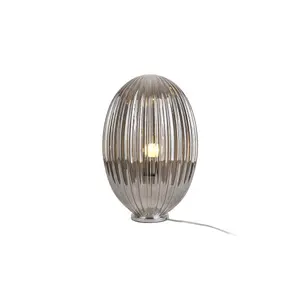 Glass oval table lamp Leitmotiv Smart Large image-1