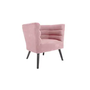 Suede-look chair Leitmotiv Explicit image-1