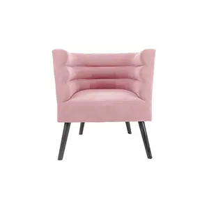 Suede-look chair Leitmotiv Explicit image-0