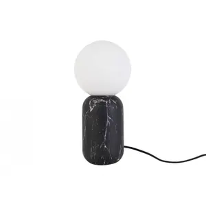 Marble-print table lamp Leitmotiv Gala image-0