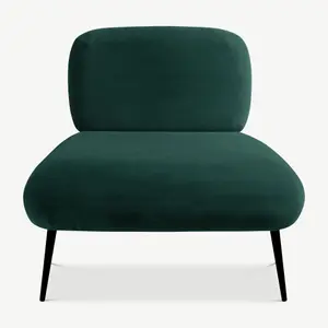 Puffy velvet chair Leitmotiv image-0