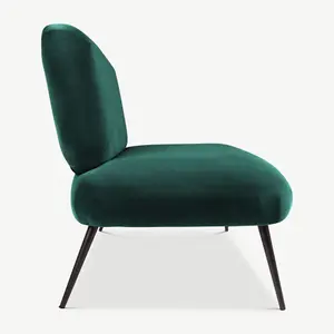 Puffy velvet chair Leitmotiv image-3