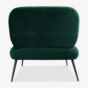 Puffy velvet chair Leitmotiv image-2