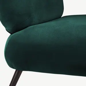 Puffy velvet chair Leitmotiv image-4