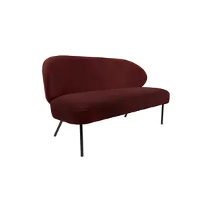 Puffy velvet sofa Leitmotiv image-1