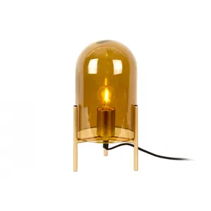 Glazen stolp tafellamp Leitmotiv image-0