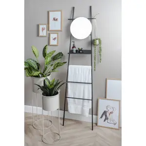 Échelle murale avec miroir en fer Leitmotiv Glint image-2