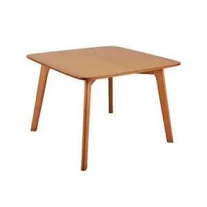 Square bamboo side table Leitmotiv image-1