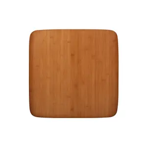 Square bamboo side table Leitmotiv image-3