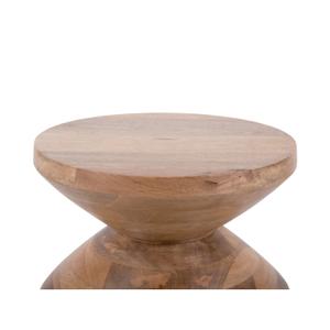 Table d'appoint bois de mangue Leitmotiv Totem image-1